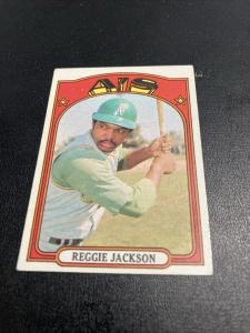 1972 Topps Reggie Jackson Baseball Card #435