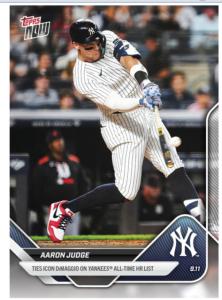 Aaron Judge Ties DiMaggio Home Run Card
