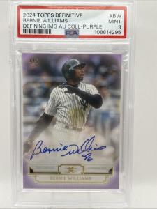 2024 Topps Definitive Bernie Williams Autograph /5