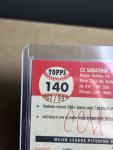 2022 Topps Chrome C.C. Sabathia Toile Green Refractor