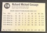 1977 Hostess Goose Gossage Baseball Card #128