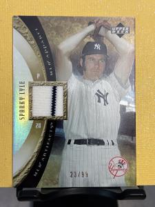 2005 UD Autofacts Sparky Lyle #23/99 Card