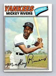 1977 Topps Mickey Rivers Card #305