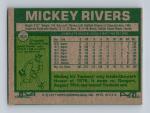 1977 Topps Mickey Rivers Card #305