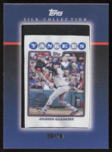 2008 Topps Silk Collection Jason Giambi Yankees #/50
