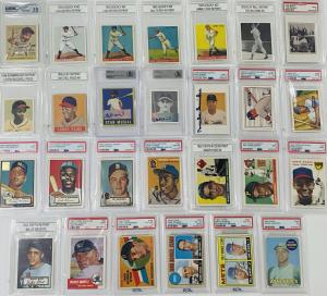 Vintage Baseball Card Collection 1933-1969 Psa