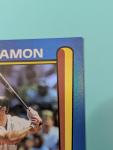 Johnny Damon 1990 Topps Rare Blue Autograph Card