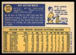 1970 Topps Roy White Yankees Baseball Card #373