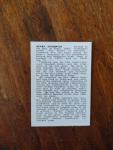 1950 Callahan HOF #12 Henry Chadwick Card