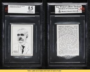 1950-56 Morgan Bulkeley Hall of Fame Card BVG 8.5