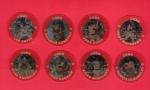 1987 Chicago Cubs Slurpee Disk Set of 8