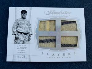 John McGraw 2016 Panini Flawless Quad Jersey Relic
