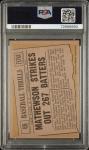 1961 Topps Christy Mathewson PSA 8 Card