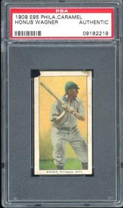 1909 E95 Honus Wagner PSA Authentic Card