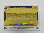 2022 Topps Now Seattle Mariners Turn Back Clock Card