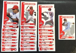 St. Louis Cardinals 2008 Complete Team Card Set