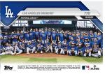 Los Angeles Dodgers 2025 Division Title Topps Card