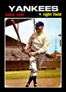 Babe Ruth Sports Card – Buy 5 Get 1 Free