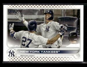 2022 Topps Yankees Gold Star Judge & Volpe