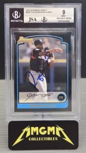 Robinson Cano Signed 2003 Bowman Draft Card