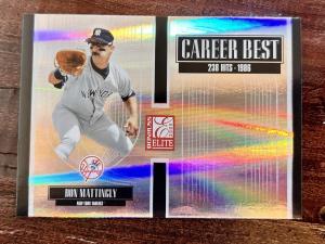 2005 Donruss Elite Don Mattingly Career Best #CB-10