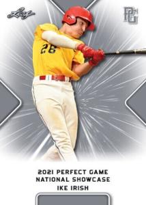 2021 Leaf Ike Irish Rookie Card #42 Orioles