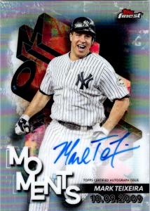 Mark Teixeira 2024 Topps Finest Auto Card