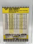 1989 Fleer Dave Winfield Baseball Card #274