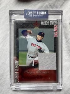 2021 Roger Clemens Jersey Fusion Sports Card