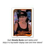 Elaine Benes 1989 Retro Baseball Card