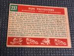 1959 Topps Yankees Run Preventers McDougald Turley Richardson
