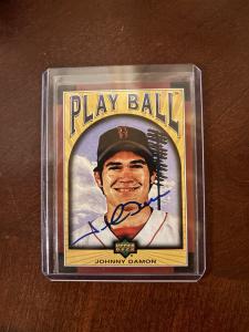 2004 Upper Deck Johnny Damon Red Sox Autograph