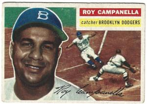 1956 Topps Roy Campanella Brooklyn Dodgers Card