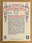 1983 Donruss Grover Cleveland Alexander #23 Card