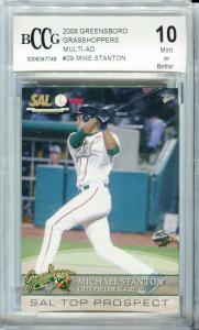 Giancarlo Stanton 2008 Greensboro Minors BCCG 10