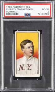 1909-11 T206 Christy Mathewson Portrait Card