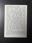 Walter Johnson 1950-56 Callahan Hall of Fame Card