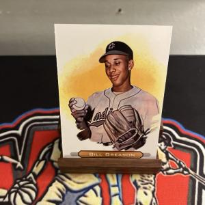 Bill Greason Custom Art Baseball Trading Card