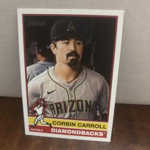 2025 Topps Heritage Corbin Carroll Card