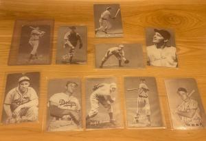 Joe DiMaggio, Reese, Feller Exhibits Card Lot