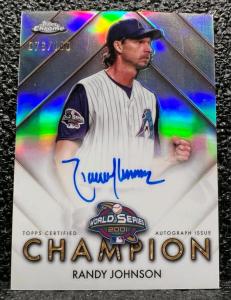 2025 Topps Chrome Randy Johnson Auto #/100 Chase Pack
