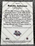 2025 Topps Chrome Randy Johnson Auto #/100 Chase Pack