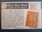 1955 Bowman Yogi Berra Yankees Card #168
