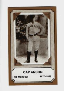 1975 Fleer Cap Anson Baseball Card #1