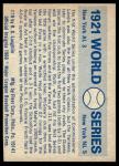 1970 Fleer World Series #18: Giants vs. Yankees