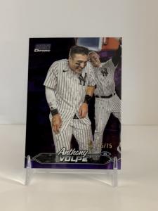 2024 Topps Stadium Club Anthony Volpe Purple Refractor