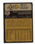 1973 Topps Reggie Jackson #255 Baseball Card