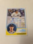 2024 Topps Archives Brett Gardner Autograph Card