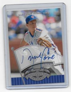 2005 Upper Deck David Cone Pennant Signature Card