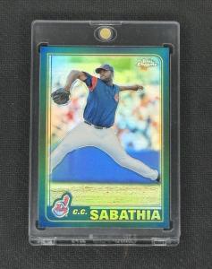 C.C. Sabathia 2001 Topps Chrome Rookie Card